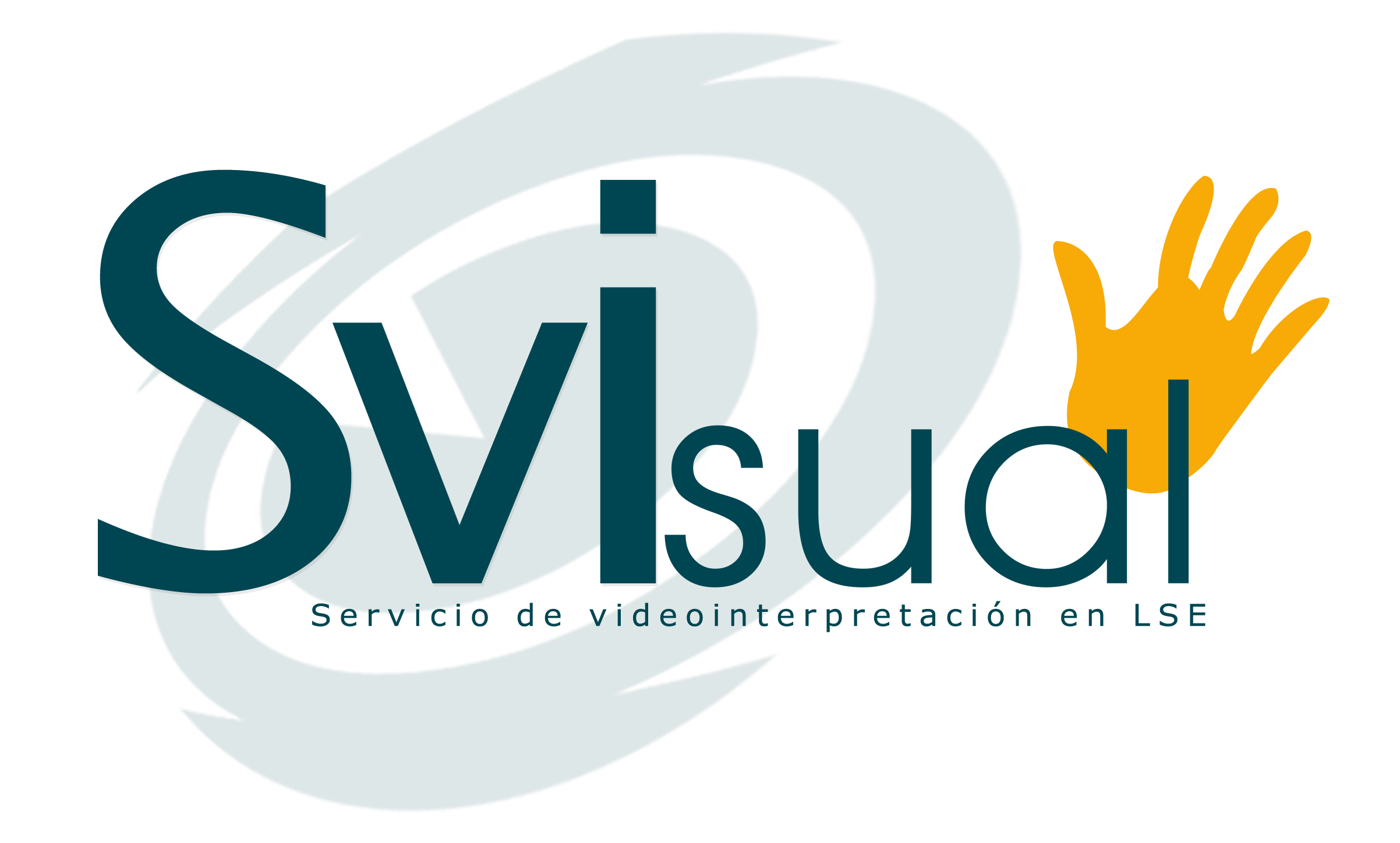logotipo SVISUAL. servicio de videointerpretacion en LSE